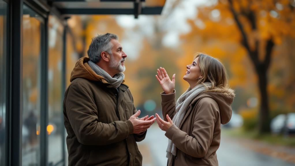 initiating casual conversation