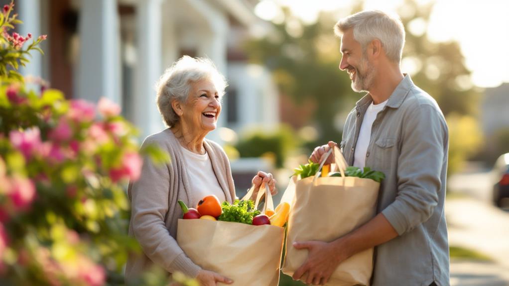 assistance with supermarket purchases