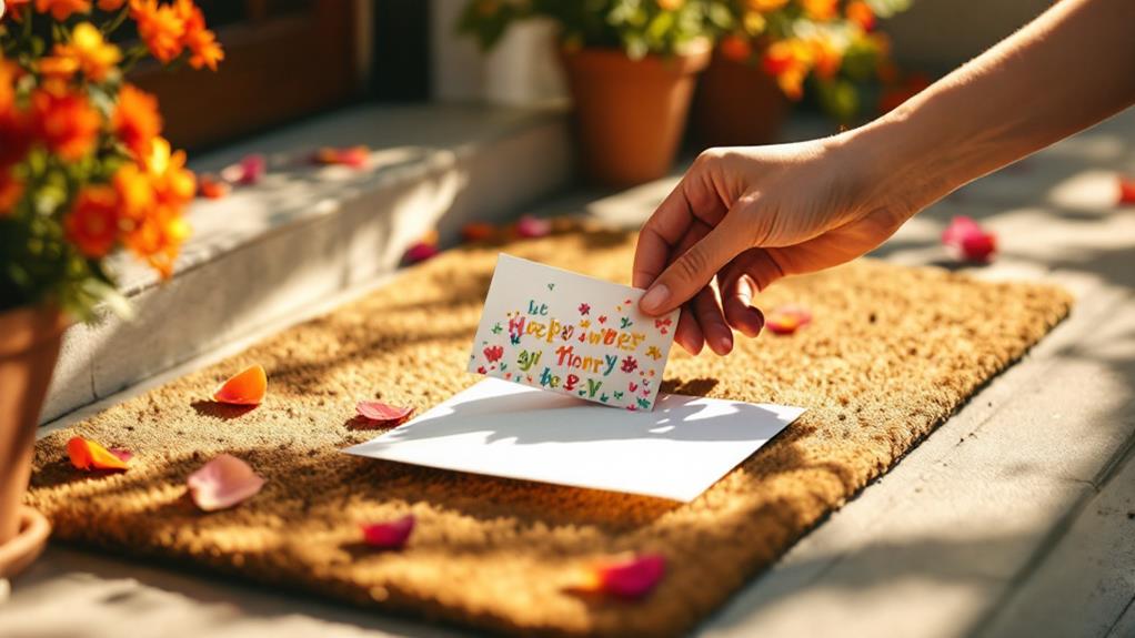 thoughtful note leaves lasting impression