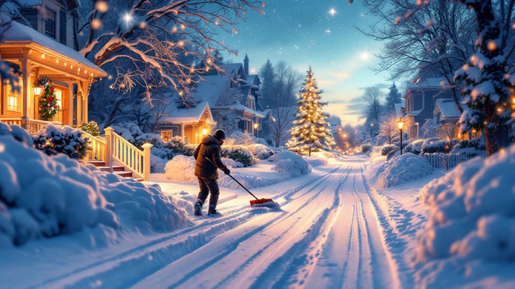 assist neighbours with snow removal