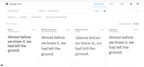 Google Fonts