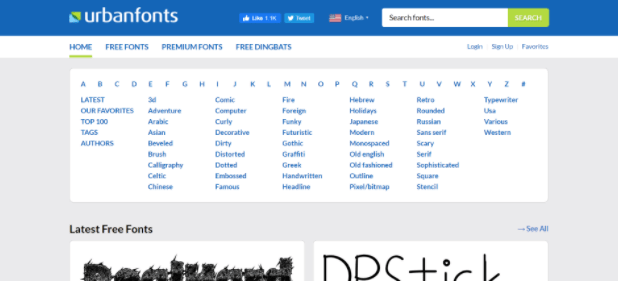 Urban Fonts