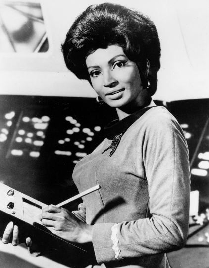 A picture of Uhura from the cast of Star Trek