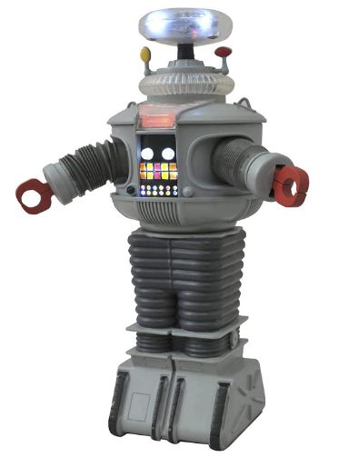 Diamond Select Toys Lost in Space- Electronic Lights and Sounds B9 Robot Figure,Multi-colored,10 inches
