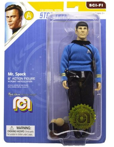 Mego Action Figures, 8” Star Trek