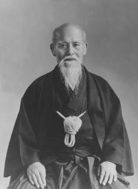 MoriheiUeshiba, founder and developer of Aikido.