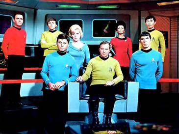 Star Trek cast promotional photo from the third season (1968-1969)