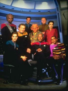 The cast of Star Trek Deep Space Nine of 1993