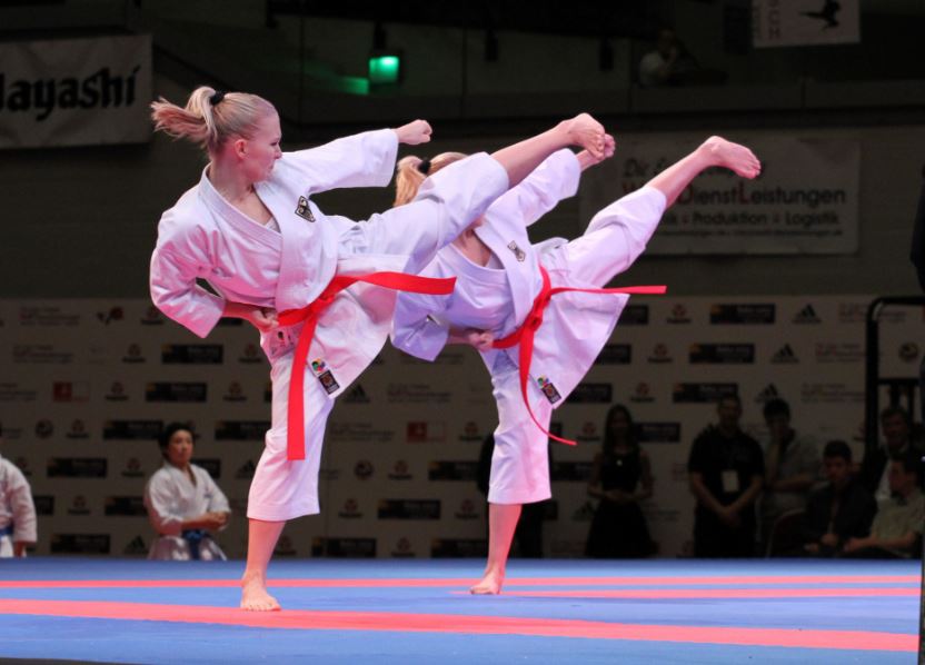 A Karate competition.