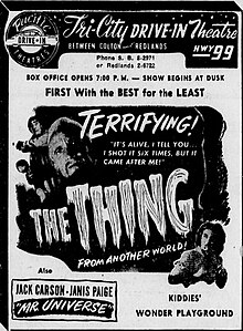 The Thing made its film debut in 1951's The Thing from Another World
